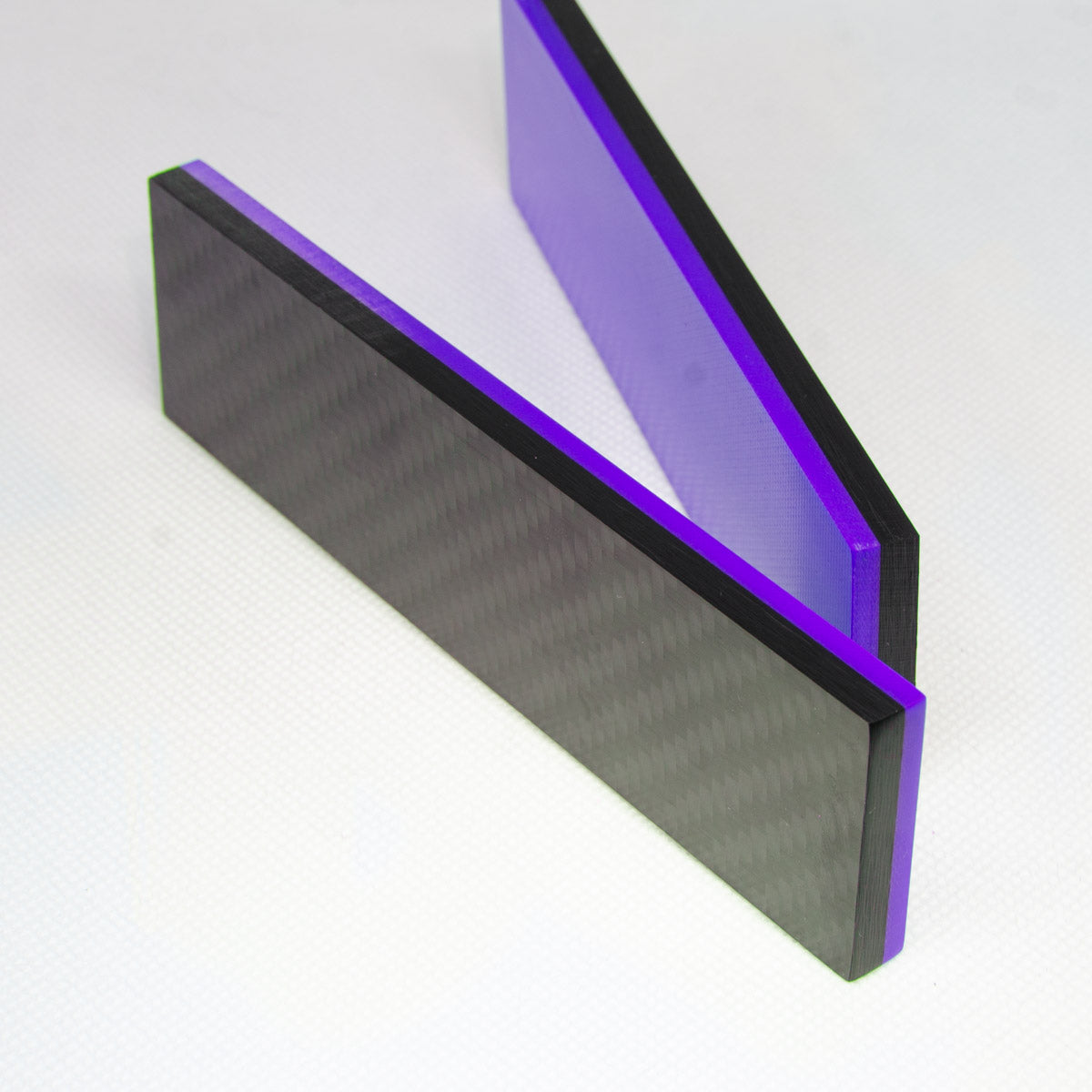 Карбон + G10 лилаво