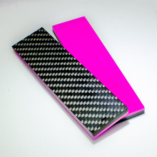 Карбон + G10 розово