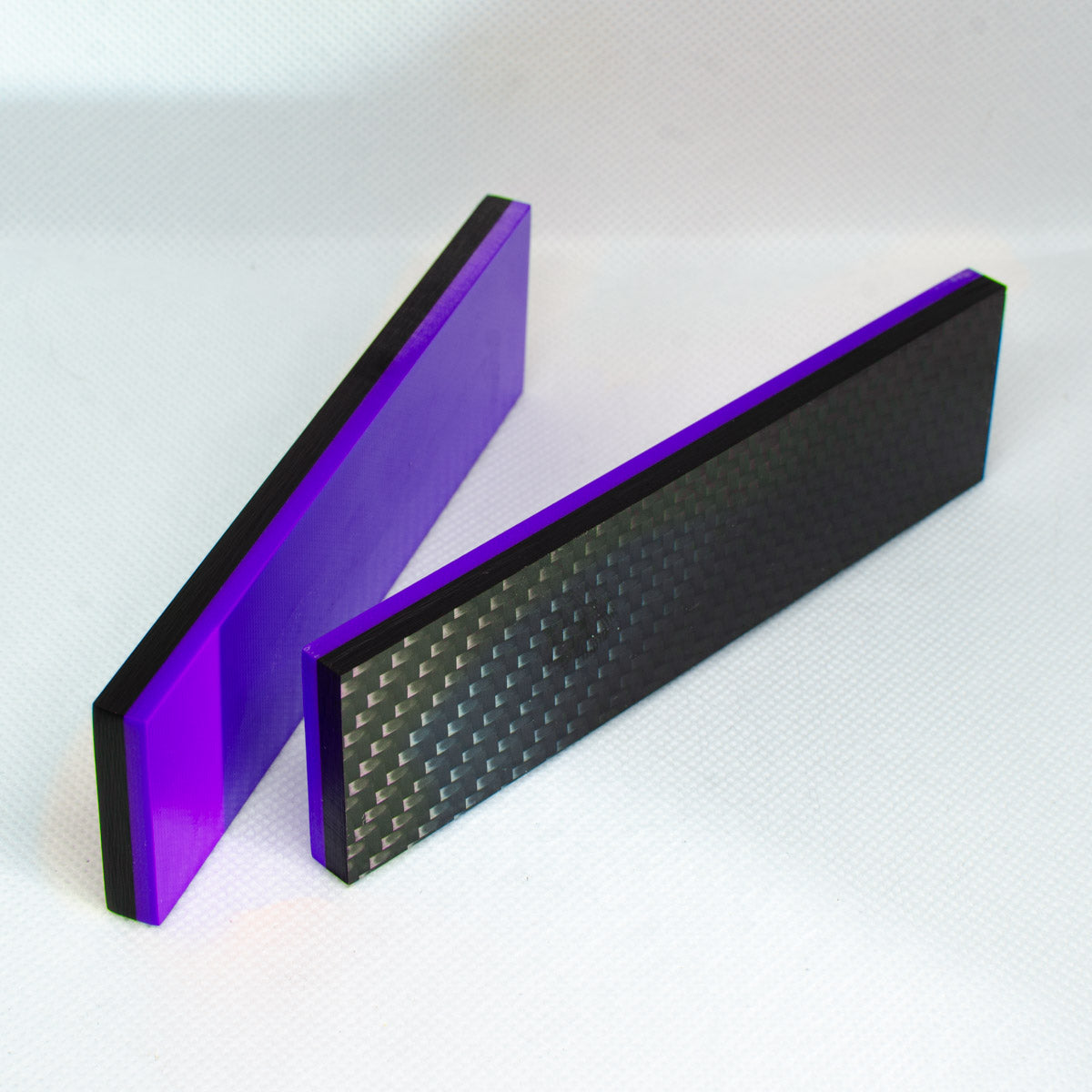 Карбон + G10 лилаво